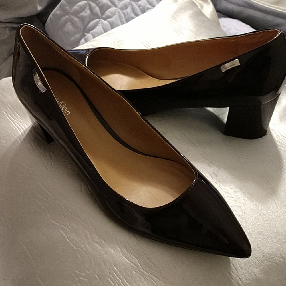 Burgandy Calvin Klein shoes